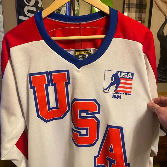 1984 U.S. Men's Olympic Hockey team jersey vintage - Picture 2 of 8